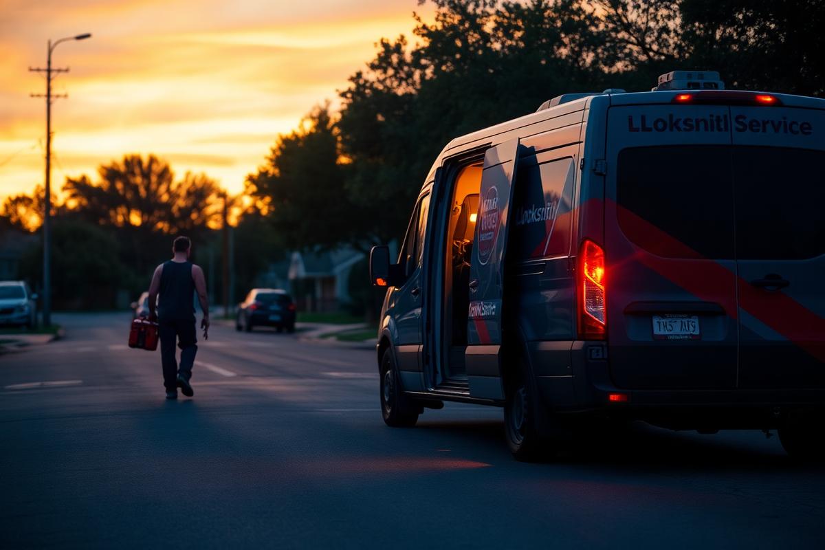 Locksmith van serving Houston area neighborhoods